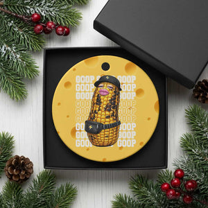 Funny Burnt Peanut Goop Ceramic Ornament Burnt Corn Meme Viral Humor TS14 1pc Yellow Cheese Print Your Wear