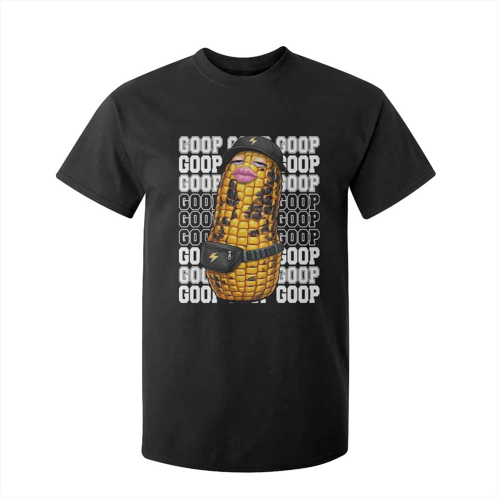 Funny Burnt Peanut Goop T Shirt For Kid Burnt Corn Meme Viral Humor TS14 Black Print Your Wear