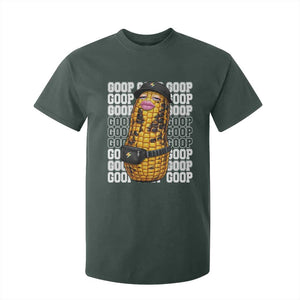 Funny Burnt Peanut Goop T Shirt For Kid Burnt Corn Meme Viral Humor TS14 Dark Forest Green Print Your Wear