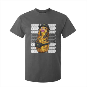 Funny Burnt Peanut Goop T Shirt For Kid Burnt Corn Meme Viral Humor TS14 Dark Heather Print Your Wear