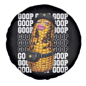Funny Burnt Peanut Goop Spare Tire Cover Burnt Corn Meme Viral Humor TS14 Print Your Wear