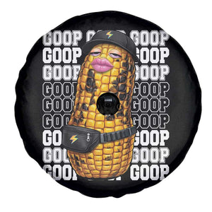 Funny Burnt Peanut Goop Spare Tire Cover Burnt Corn Meme Viral Humor TS14 Print Your Wear