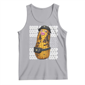Funny Burnt Peanut Goop Tank Top Burnt Corn Meme Viral Humor TS14 Athletic Heather Print Your Wear