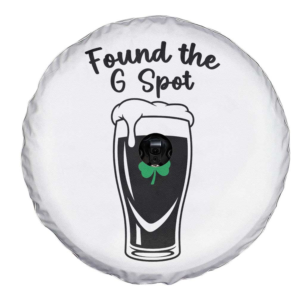 Funny St Patrick’s Day Beer Spare Tire Cover Found The G Spot TS14 Print Your Wear