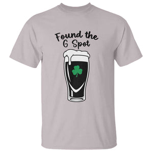 Funny St Patrick’s Day Beer T Shirt Found The G Spot TS14 Ice Gray Print Your Wear