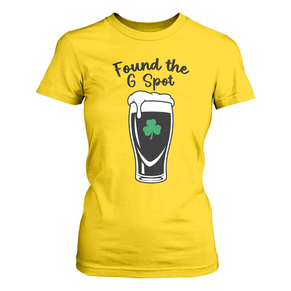 Funny St Patrick’s Day Beer T Shirt For Women Found The G Spot TS14 Daisy Print Your Wear