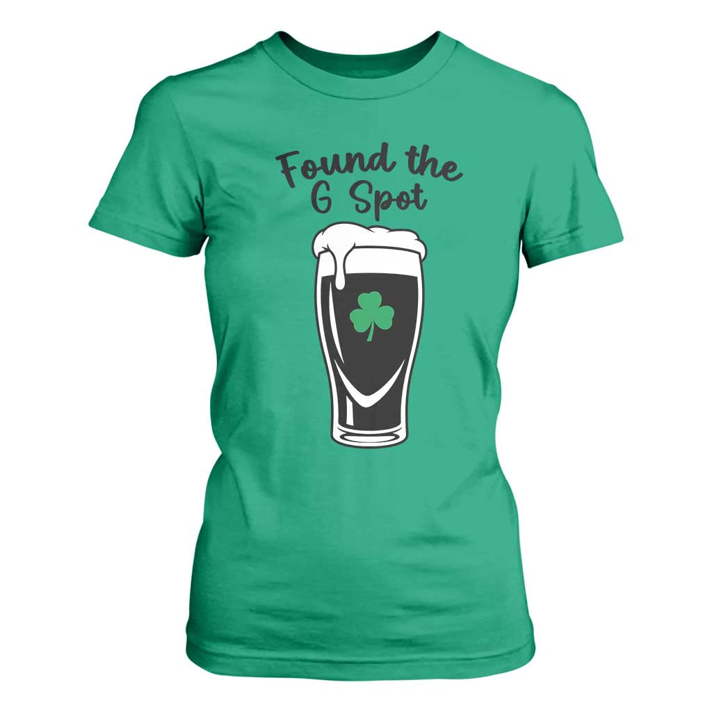 Funny St Patrick’s Day Beer T Shirt For Women Found The G Spot TS14 Irish Green Print Your Wear