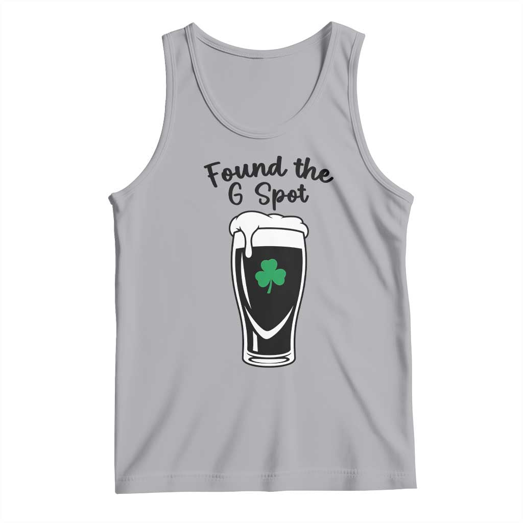 Funny St Patrick’s Day Beer Tank Top Found The G Spot TS14 Athletic Heather Print Your Wear