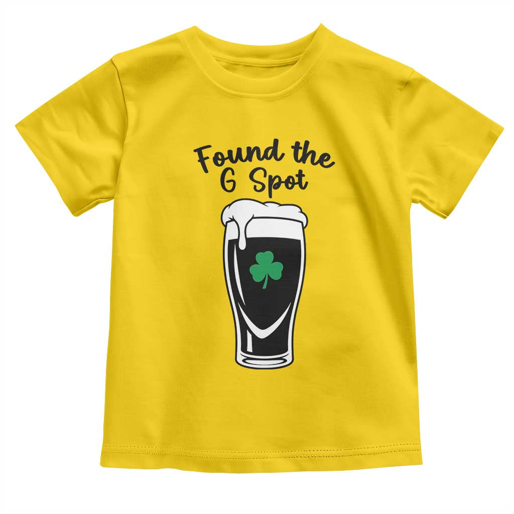 Funny St Patrick’s Day Beer Toddler T Shirt Found The G Spot TS14 Daisy Print Your Wear