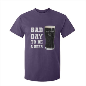 Irish Shamrock Beer T Shirt For Kid Bad Day To Be A Beer TS14 Purple Print Your Wear