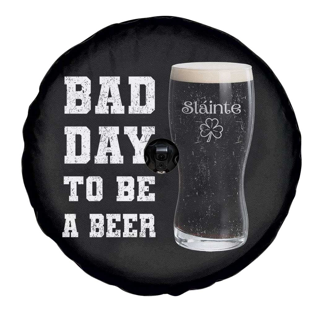 Irish Shamrock Beer Spare Tire Cover Bad Day To Be A Beer TS14 Print Your Wear