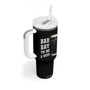 Irish Shamrock Beer Tumbler With Handle Bad Day To Be A Beer TS14 Print Your Wear