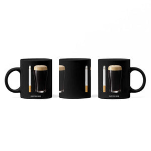 Irish Shamrock Beer Smoking Pub Drinking Humor Coffee Mug TS14 Print Your Wear