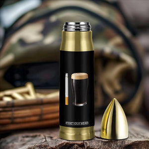 Irish Shamrock Beer Smoking Pub Drinking Humor Bullet Tumbler TS14 Print Your Wear