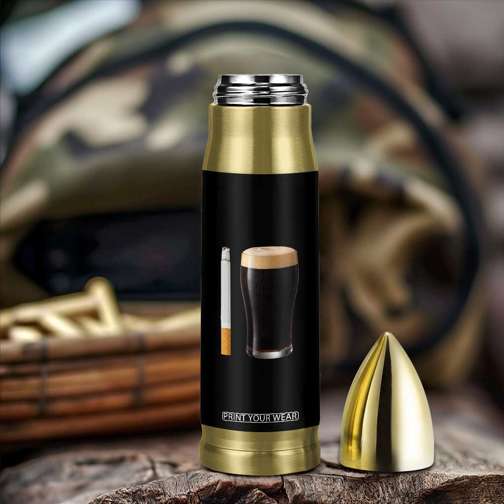 Irish Shamrock Beer Smoking Pub Drinking Humor Bullet Tumbler TS14 Print Your Wear