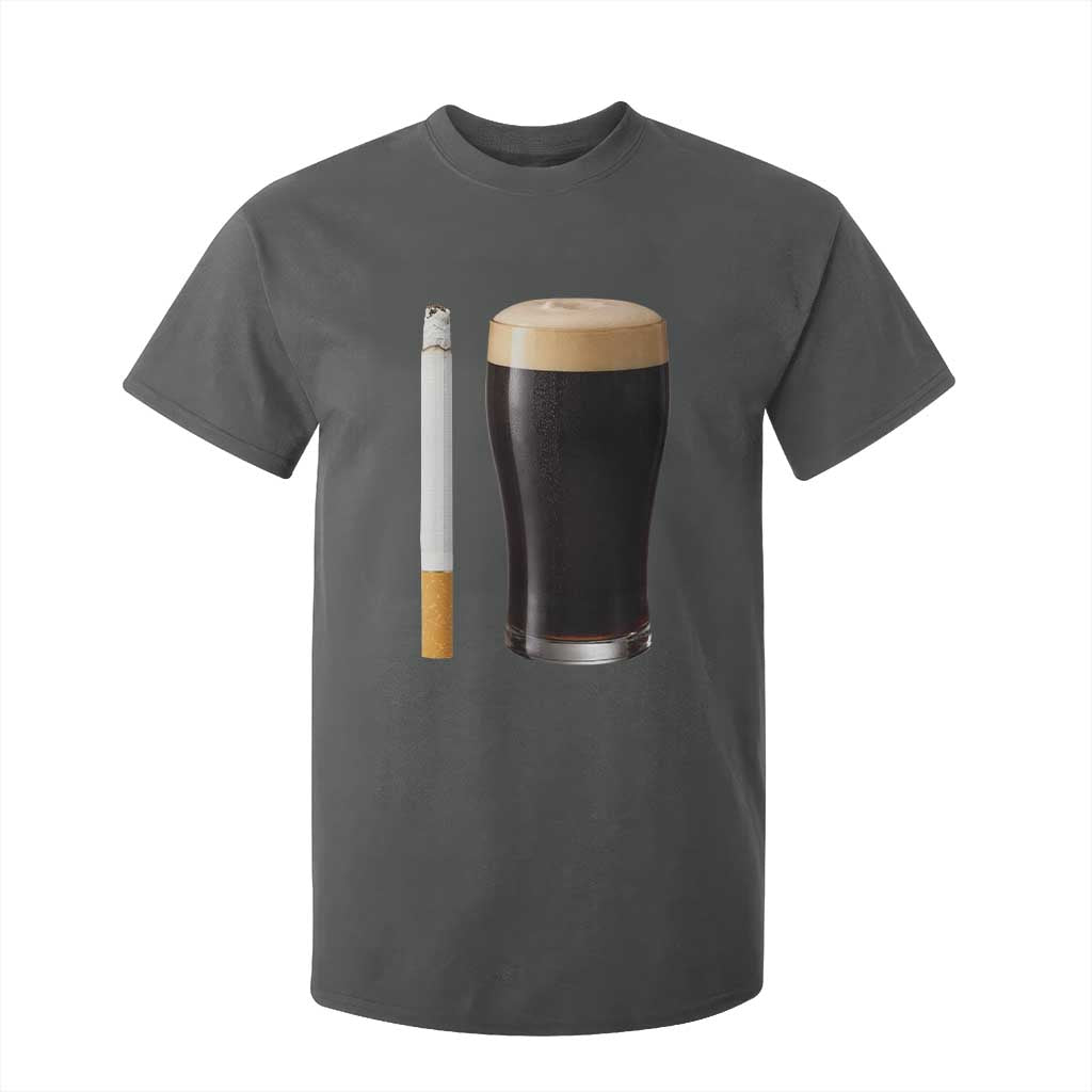 Irish Shamrock Beer Smoking Pub Drinking Humor T Shirt For Kid TS14 Dark Heather Print Your Wear