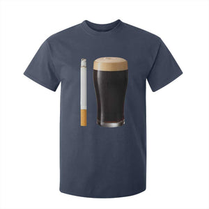 Irish Shamrock Beer Smoking Pub Drinking Humor T Shirt For Kid TS14 Navy Print Your Wear