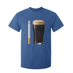 Irish Shamrock Beer Smoking Pub Drinking Humor T Shirt For Kid TS14 Royal Blue Print Your Wear