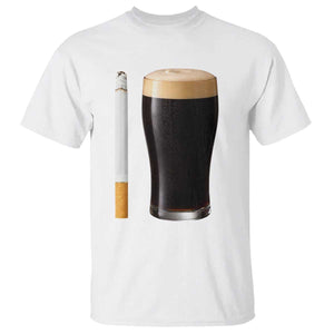 Irish Shamrock Beer Smoking Pub Drinking Humor T Shirt TS14 White Print Your Wear