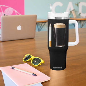 Irish Shamrock Beer Smoking Pub Drinking Humor Tumbler With Handle TS14 Print Your Wear