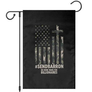 Send Barron Garden Flag Vintage American Flag Camo Hashtag Protest Meme TS14 Black Print Your Wear