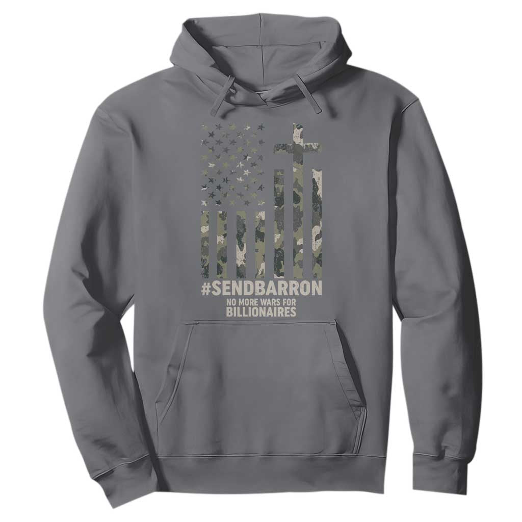 Send Barron Hoodie Vintage American Flag Camo Hashtag Protest Meme TS14 Charcoal Print Your Wear