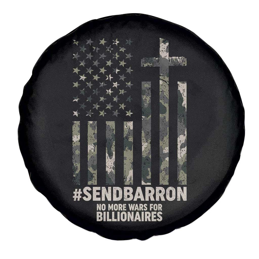 Send Barron Spare Tire Cover Vintage American Flag Camo Hashtag Protest Meme TS14 Print Your Wear