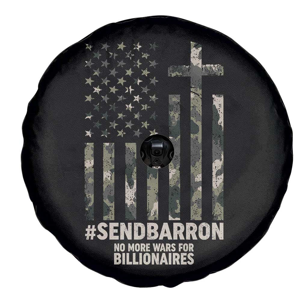 Send Barron Spare Tire Cover Vintage American Flag Camo Hashtag Protest Meme TS14 Print Your Wear
