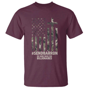 Send Barron T Shirt Vintage American Flag Camo Hashtag Protest Meme TS14 Maroon Print Your Wear