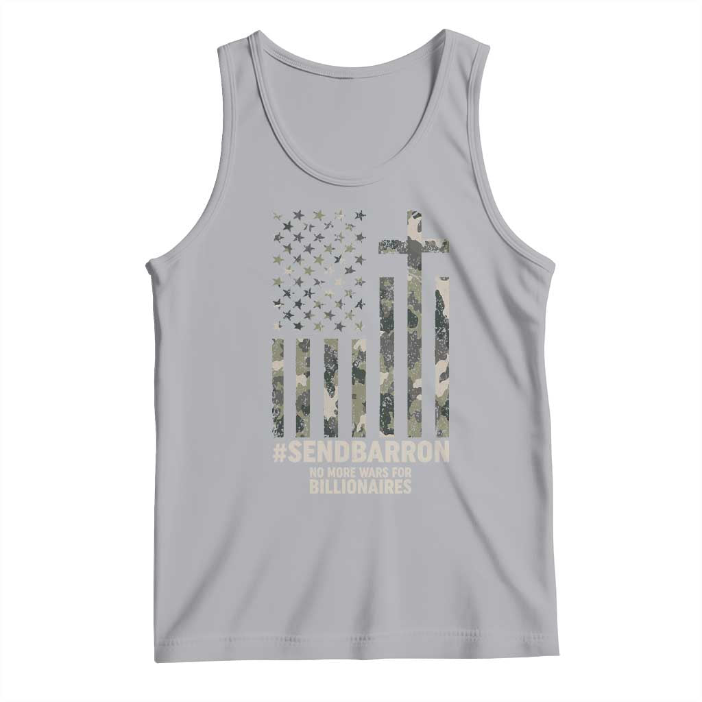 Send Barron Tank Top Vintage American Flag Camo Hashtag Protest Meme TS14 Athletic Heather Print Your Wear