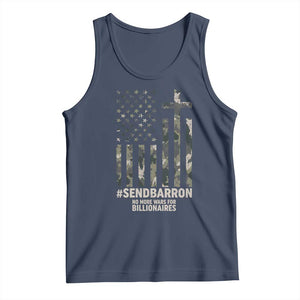Send Barron Tank Top Vintage American Flag Camo Hashtag Protest Meme TS14 Navy Print Your Wear