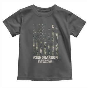 Send Barron Toddler T Shirt Vintage American Flag Camo Hashtag Protest Meme TS14 Dark Heather Print Your Wear