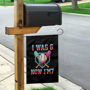 I Was 6 Now I'm 7 Garden Flag Baseball Ice Cream Drip Number 67 Player 67th Birthday TS14 Print Your Wear