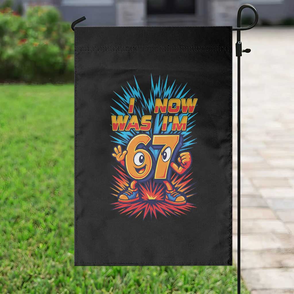 I Was 6 Now I'm 7 Italian Brainrot Meme Gift for Boy Kid Garden Flag TS14 Print Your Wear