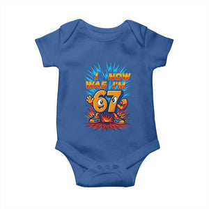 I Was 6 Now I'm 7 Italian Brainrot Meme Gift for Boy Kid Baby Onesie TS14 Royal Blue Print Your Wear