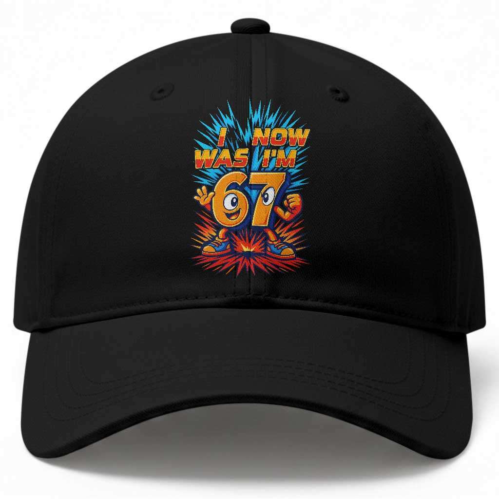 I Was 6 Now I'm 7 Italian Brainrot Meme Gift for Boy Kid Baseball Cap