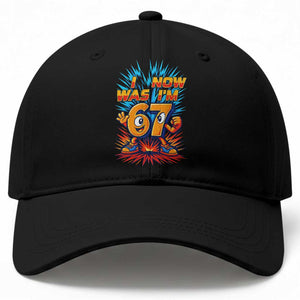 I Was 6 Now I'm 7 Italian Brainrot Meme Gift for Boy Kid Baseball Cap