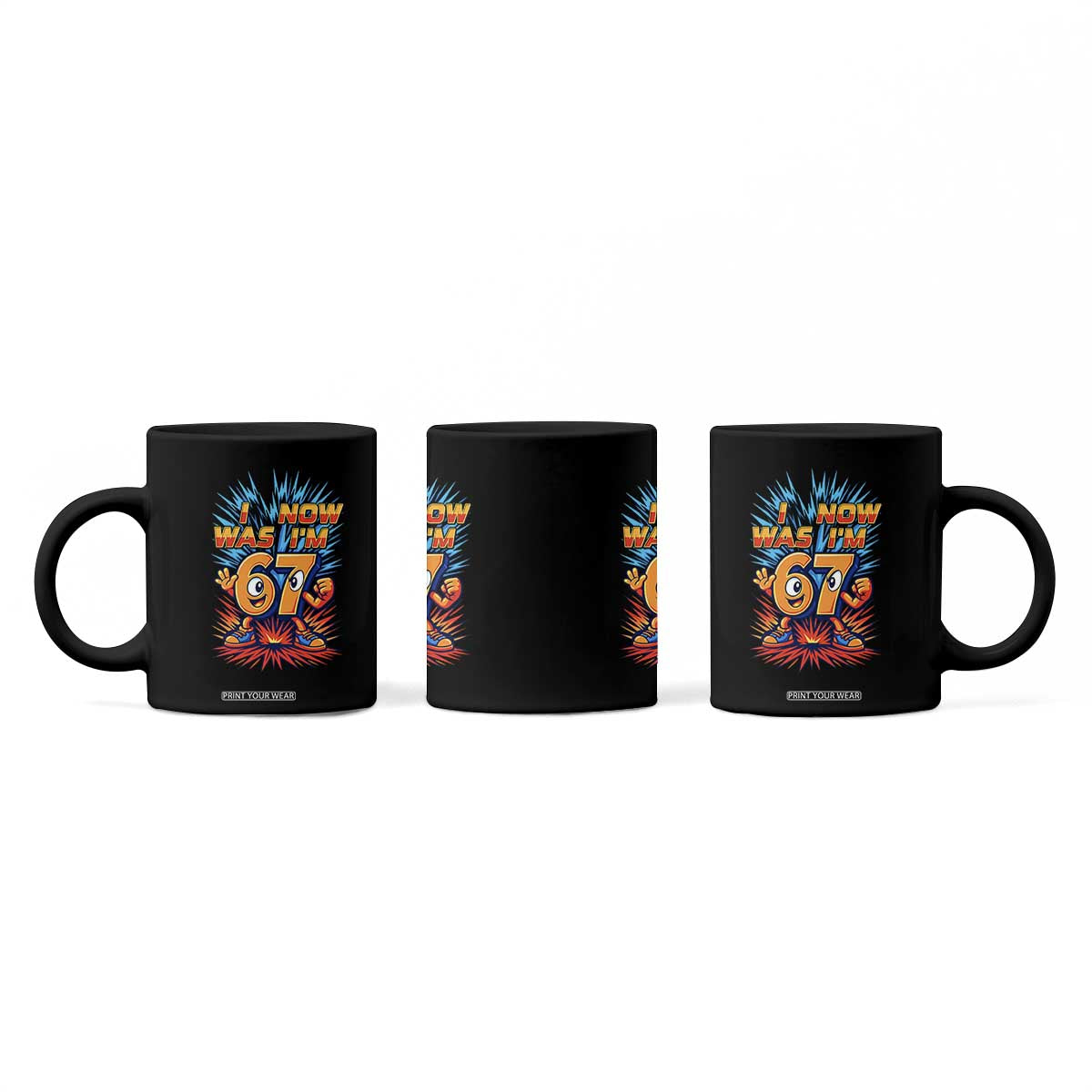 I Was 6 Now I'm 7 Italian Brainrot Meme Gift for Boy Kid Coffee Mug TS14 Print Your Wear
