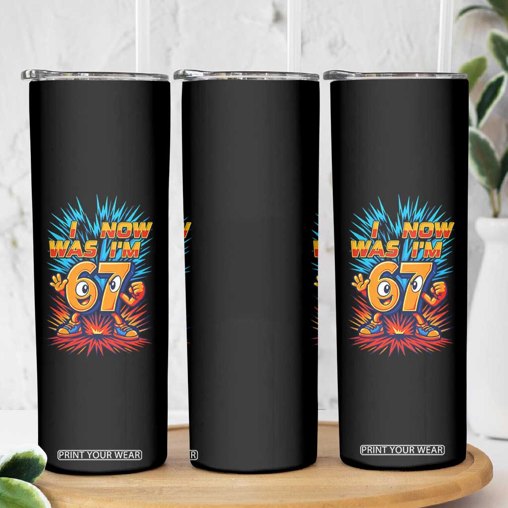 I Was 6 Now I'm 7 Italian Brainrot Meme Gift for Boy Kid Skinny Tumbler TS14 Print Your Wear