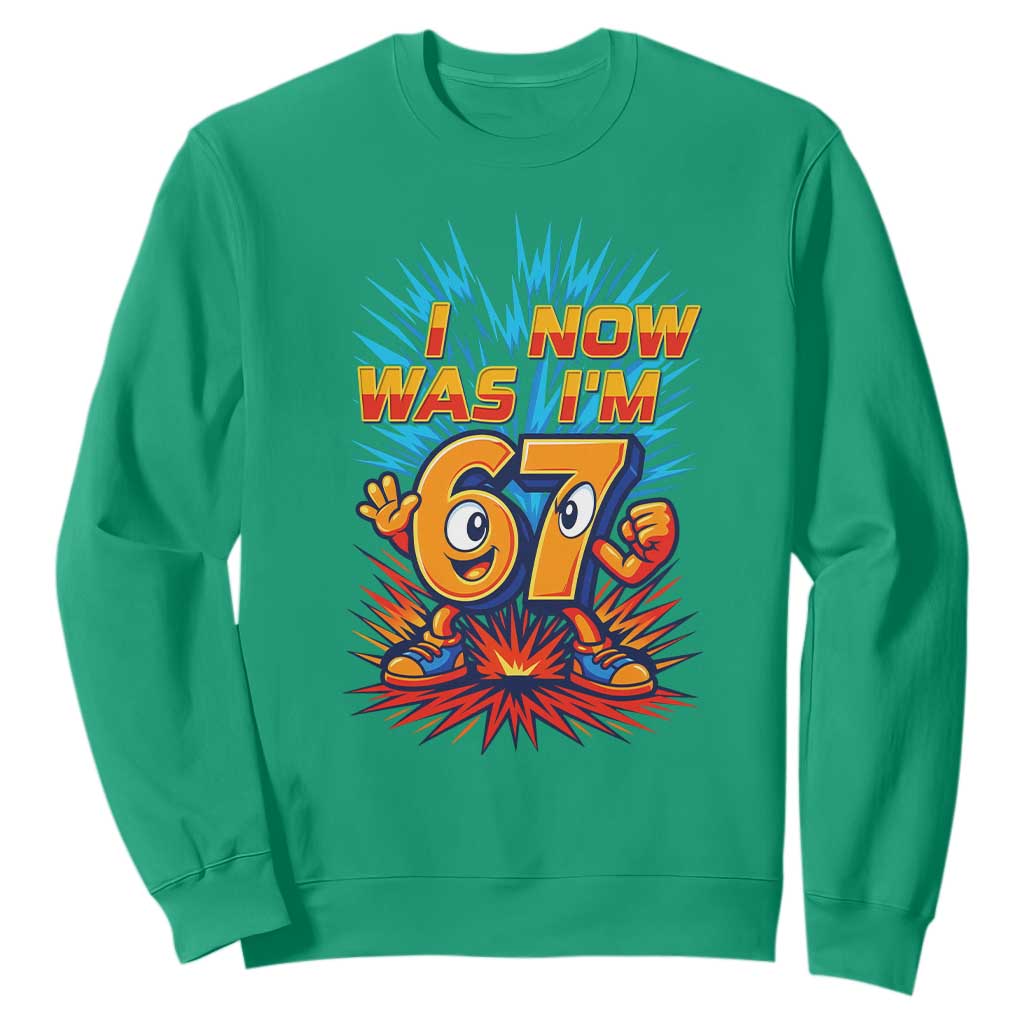 I Was 6 Now I'm 7 Italian Brainrot Meme Gift for Boy Kid Sweatshirt TS14 Irish Green Print Your Wear