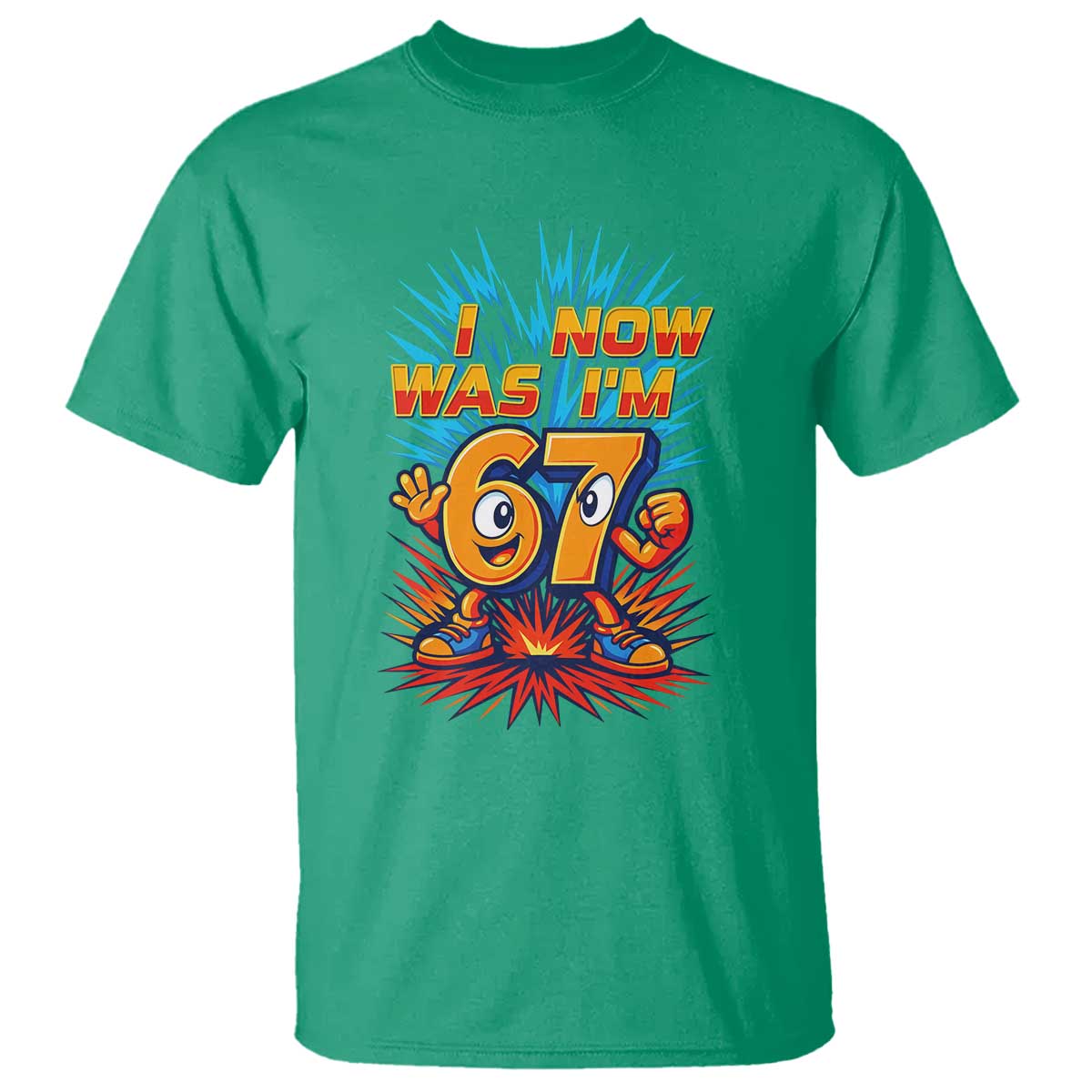 I Was 6 Now I'm 7 Italian Brainrot Meme Gift for Boy Kid T Shirt TS14 Irish Green Print Your Wear