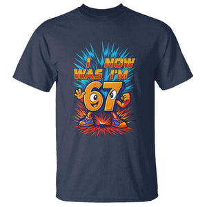 I Was 6 Now I'm 7 Italian Brainrot Meme Gift for Boy Kid T Shirt TS14 Navy Print Your Wear