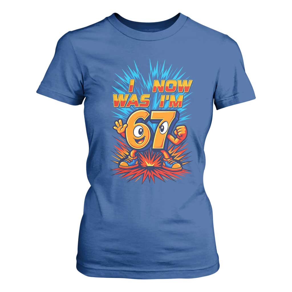 I Was 6 Now I'm 7 Italian Brainrot Meme Gift for Boy Kid T Shirt For Women TS14 Royal Blue Print Your Wear