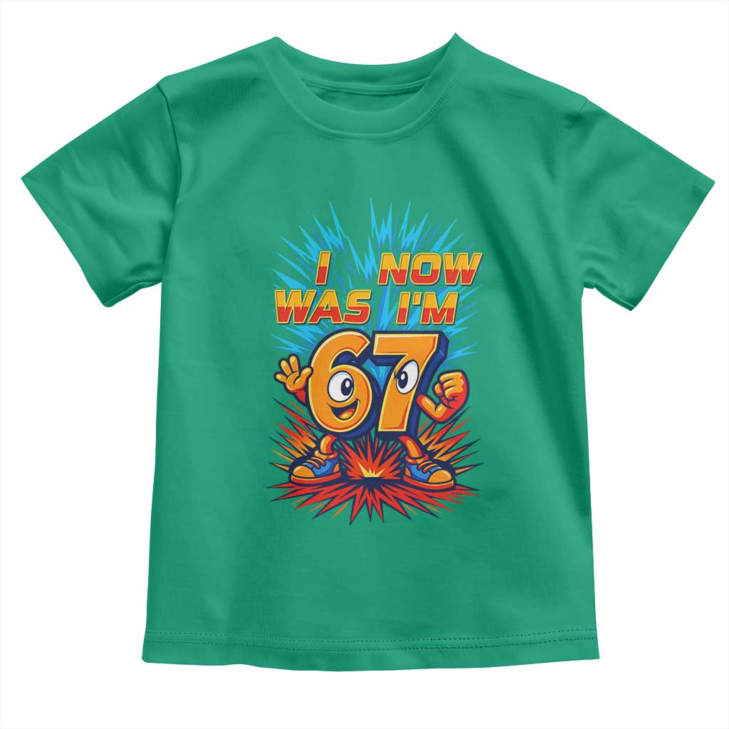 I Was 6 Now I'm 7 Italian Brainrot Meme Gift for Boy Kid Toddler T Shirt TS14 Irish Green Print Your Wear
