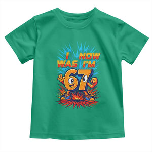 I Was 6 Now I'm 7 Italian Brainrot Meme Gift for Boy Kid Toddler T Shirt TS14 Irish Green Print Your Wear