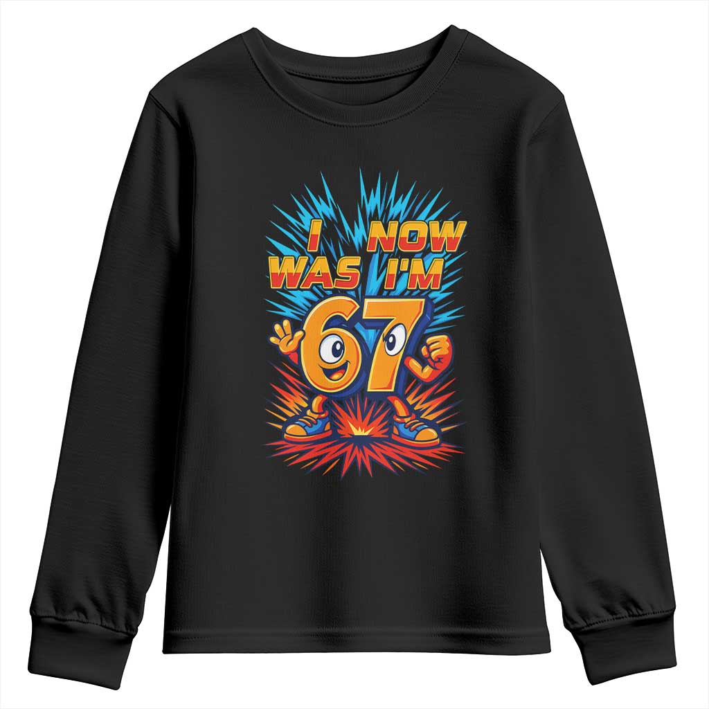 I Was 6 Now I'm 7 Italian Brainrot Meme Gift for Boy Kid Youth Sweatshirt TS14 Black Print Your Wear