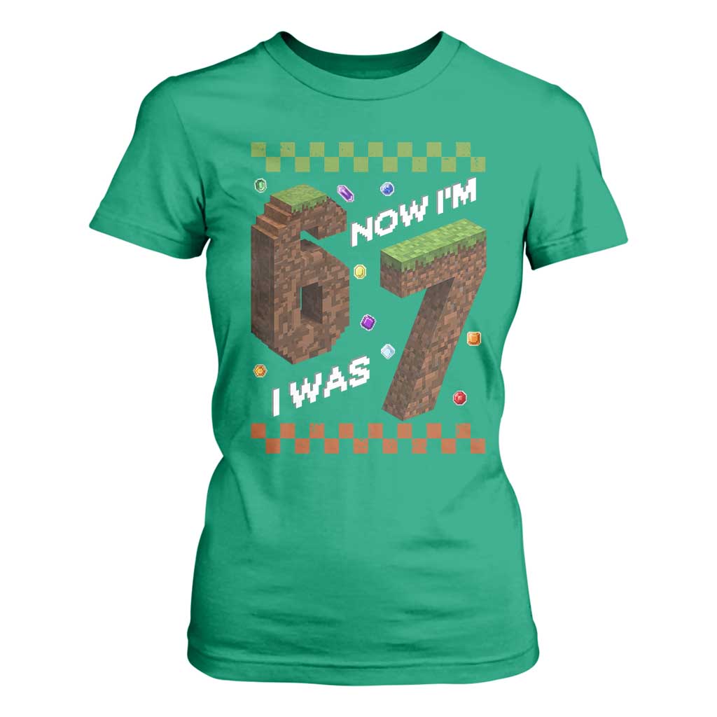 7th Birthday I Was 6 Now Im 7 T Shirt For Women Unlocked 67 Boys Kids Youth TS14 Irish Green Print Your Wear