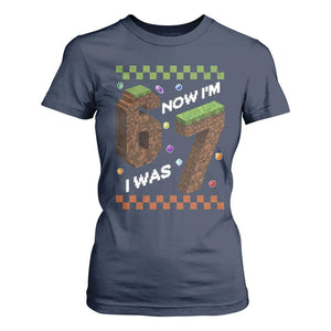 7th Birthday I Was 6 Now Im 7 T Shirt For Women Unlocked 67 Boys Kids Youth TS14 Navy Print Your Wear