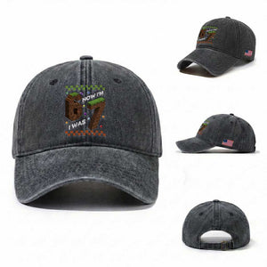 7th Birthday I Was 6 Now Im 7 Washed Cotton Baseball Cap Unlocked 67 Boys Kids Youth