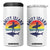 Amity Island 4 in 1 Can Cooler Tumbler Retro Surfing Board Humor TS14 One Size: 16 oz White Print Your Wear